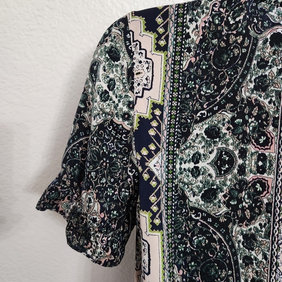 Cupcakes and Cashmere Kabrina Wrap Blouse Women's Size Small - Picture 8 of 13